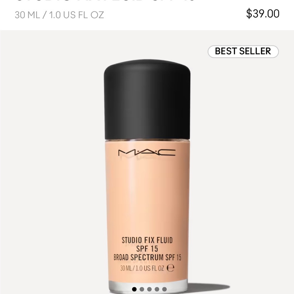 MAC Studio Fix Fluid SPF 15 Liquid Foundation